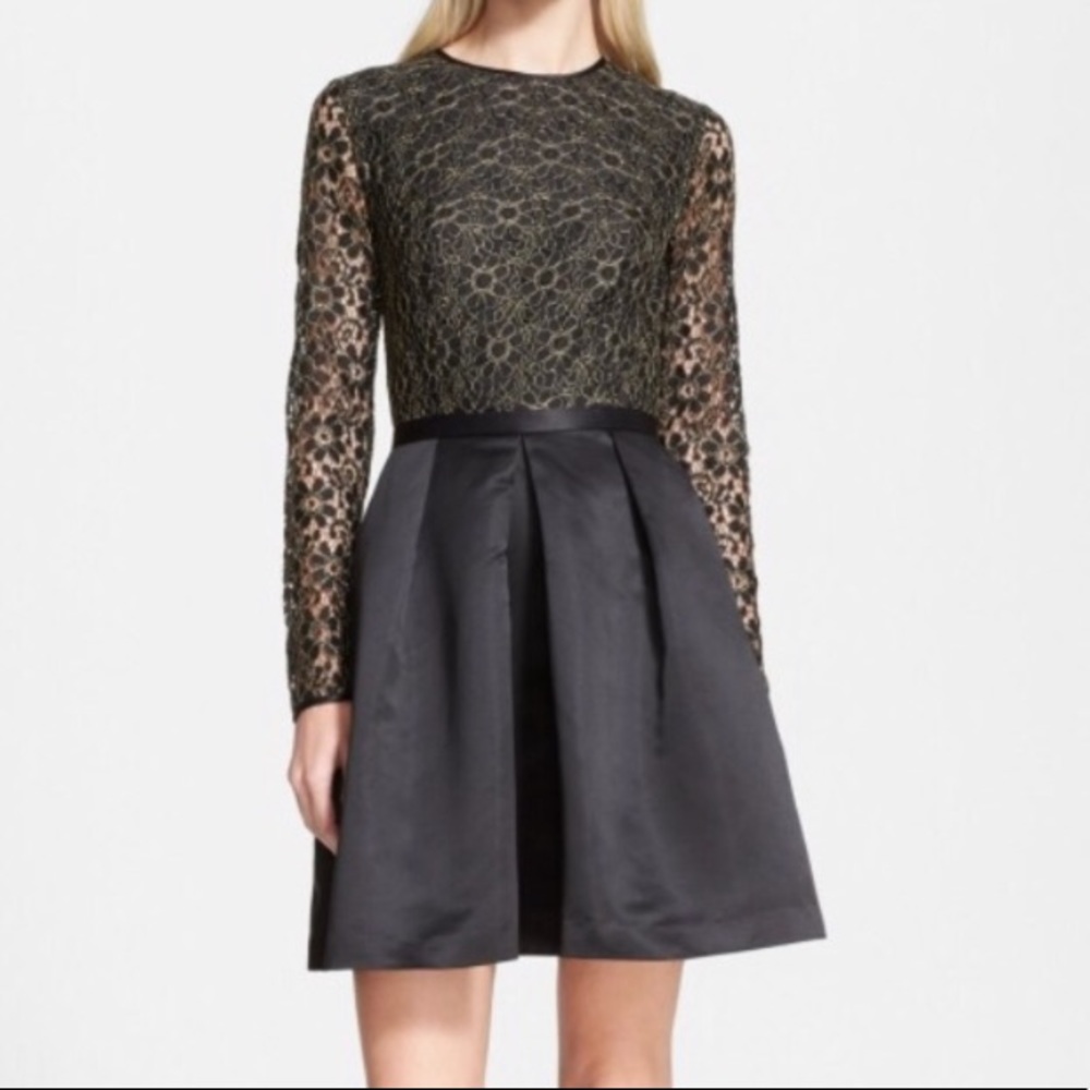 Ted Baker London Freeya Lace Fit & Flare Dress